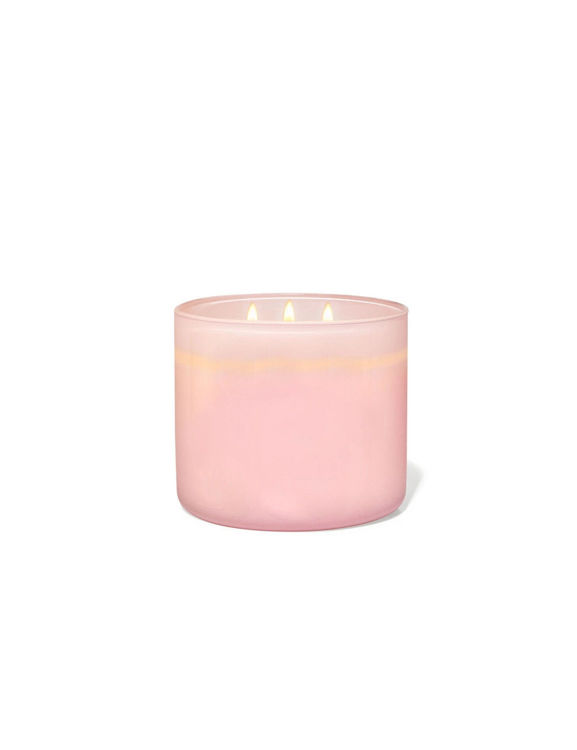 Immagine di Candela Profumata 3 Stoppini Pink Cera Di Soia Essenza Potpourri In Vetro Brandani | 51767