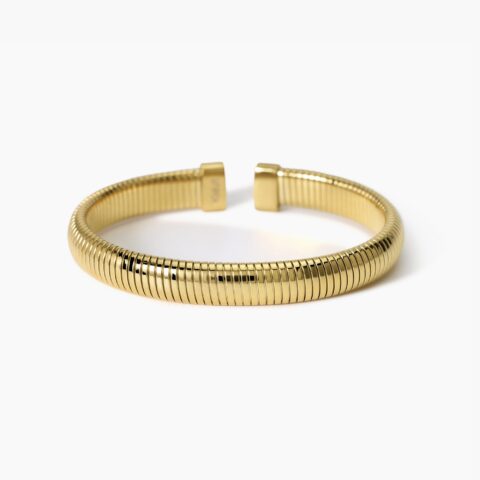 Bracciale Tubogas In Acciaio Dorato Gioielli Kidult | 831054