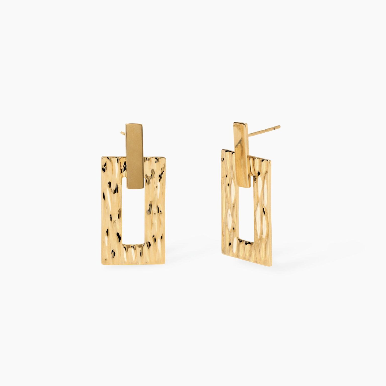 Orecchini Dorati Con Pendenti Martellati Kidult | 861059