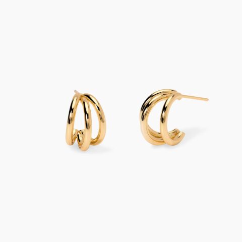 Orecchini Dorati Con Semicerchi Kidult | 861079