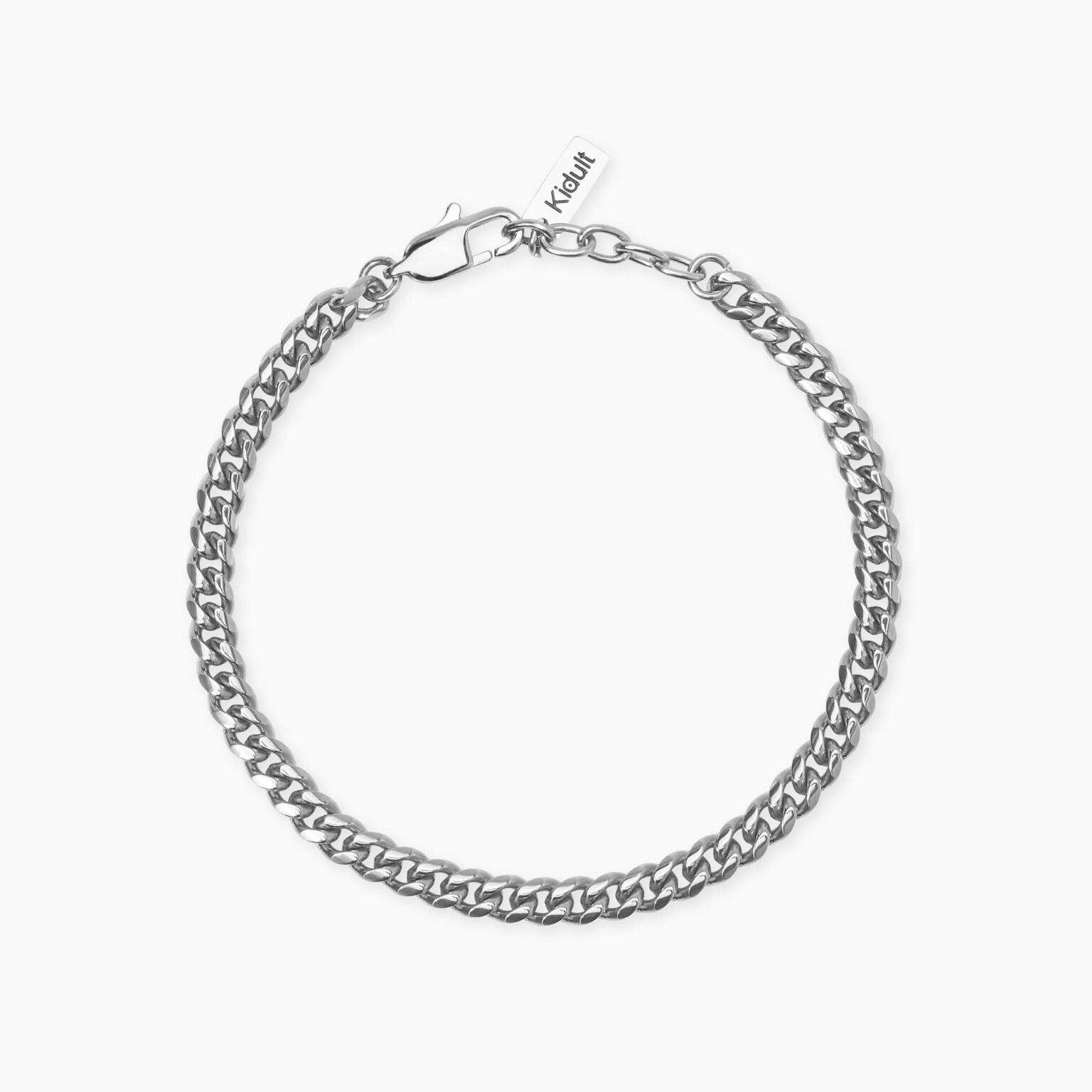 Bracciale In Acciaio Con Catena Groumette Gioielli Kidult | 831083