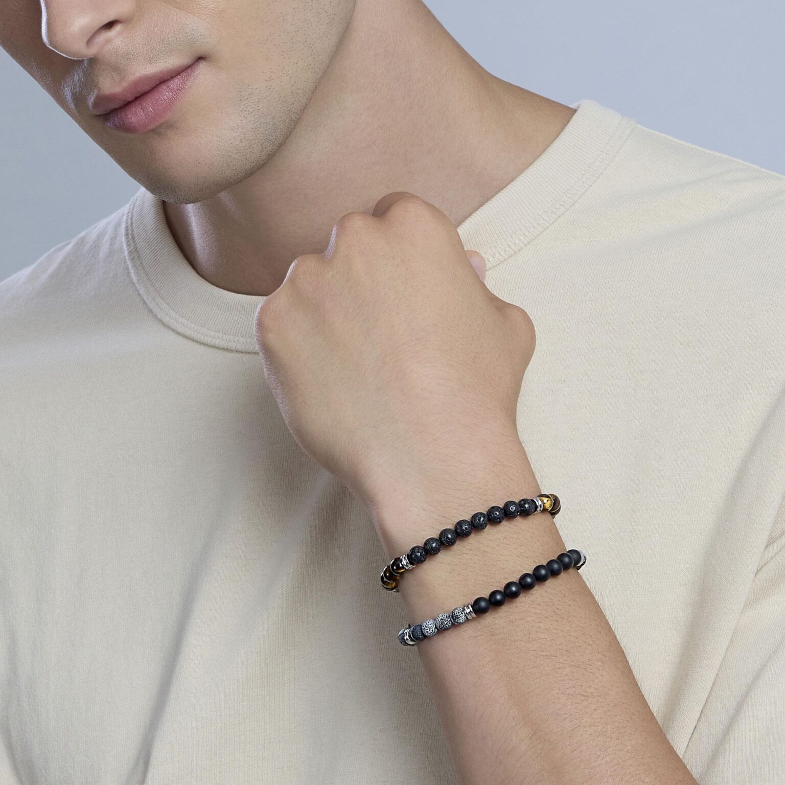 Bracciale Regolabile Con Nylon E Pietre Gioielli Kidult | 831131 - immagine 3