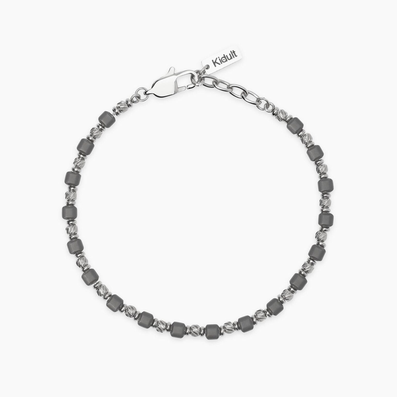 Bracciale In Acciaio Ed Ematite Gioielli Kidult | 831123