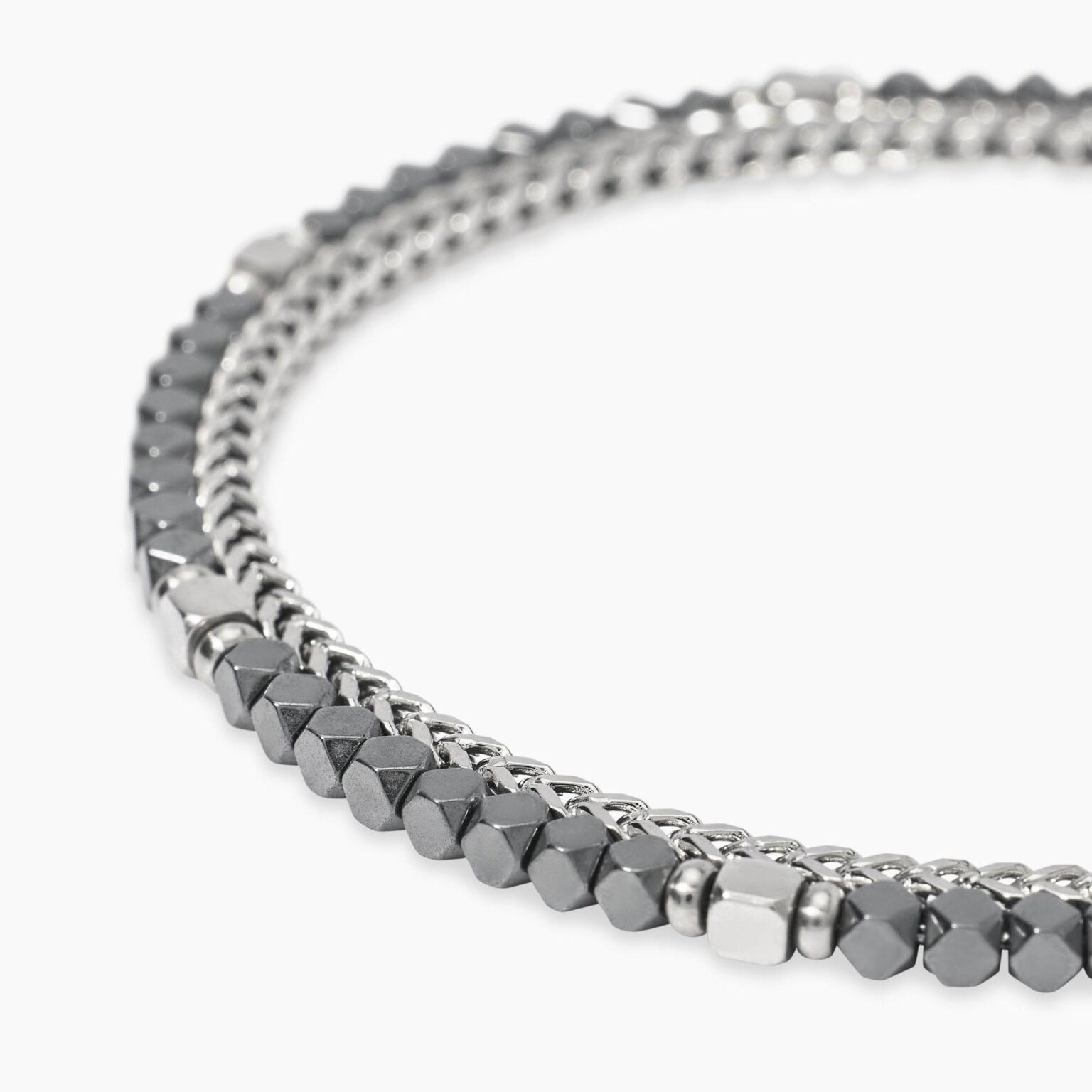 Bracciale Catena Franco E Catena In Ematite Gioielli Kidult | 831126 - immagine 2