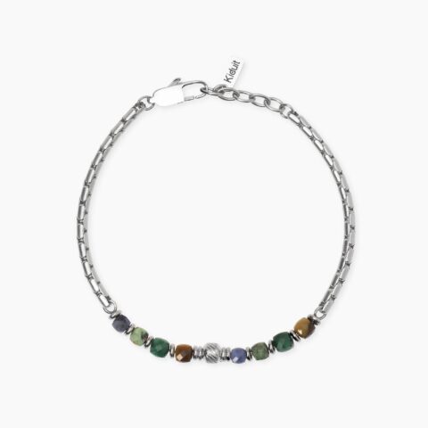 Bracciale In Acciaio Con Pietre Multicolor Gioielli Kidult | 831140