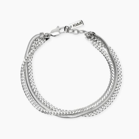 Bracciale Uomo Regolabile Con Catene Gioielli Kidult | 831085