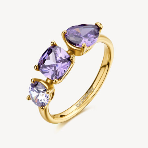 Anello Con Zirconi Ametista Dreaming Gioielli Brosway | BIG33