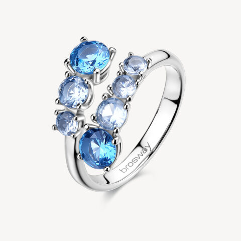 Anello Contrariè Con Zirconi Light Sapphire Dreaming Gioielli Brosway | BIG35