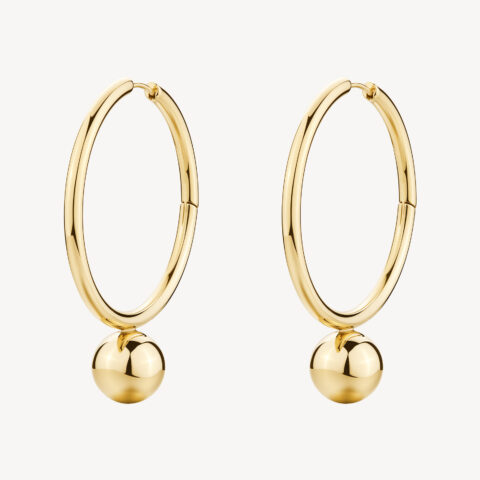 Orecchini Grandi Con Pendente Finitura Oro Perfect Gioielli Brosway | BPC67