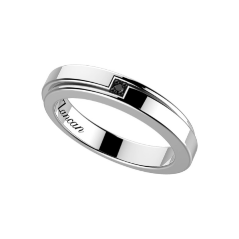 Anello Uomo In Argento E Zirconi Gioielli Zancan Insignia 925 | EXA203