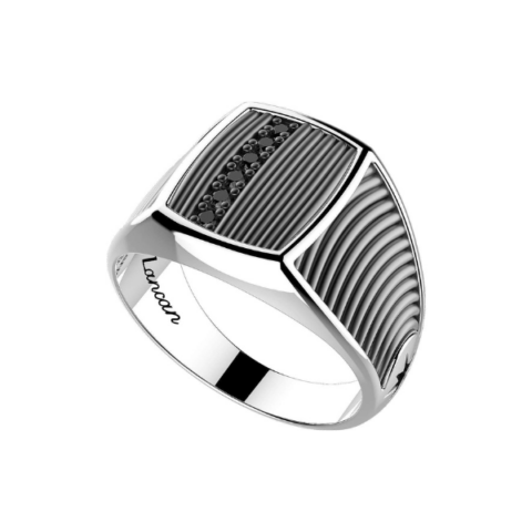 Anello Uomo In Argento 925 Gioielli Zancan Cosmopolitan | EXA168
