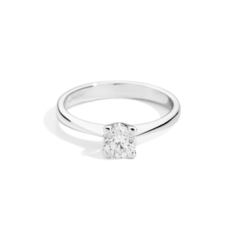 Anello Solitario In Oro Bianco Maria Teresa Recarlo | R30SO100/028-14