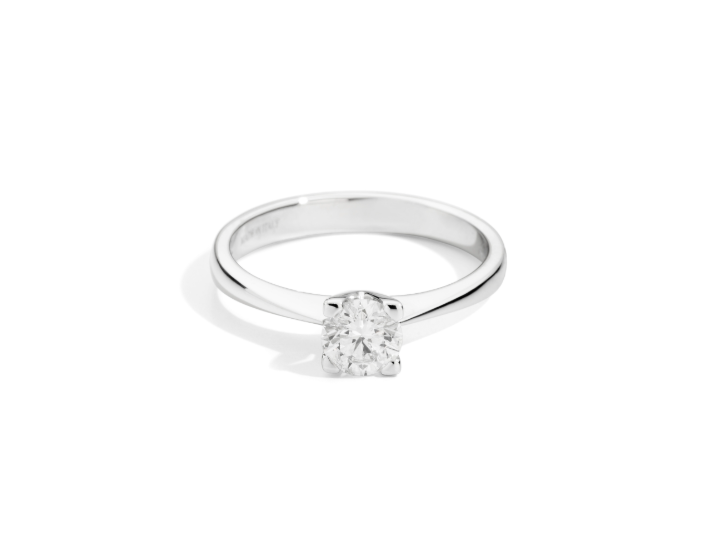 Anello Solitario In Oro Bianco Maria Teresa Recarlo | R30SO100/028-14