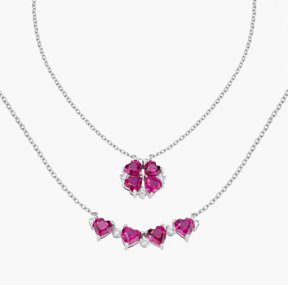 Collana Quadricuore Magnetico Amen | CLPMHBR - immagine 3