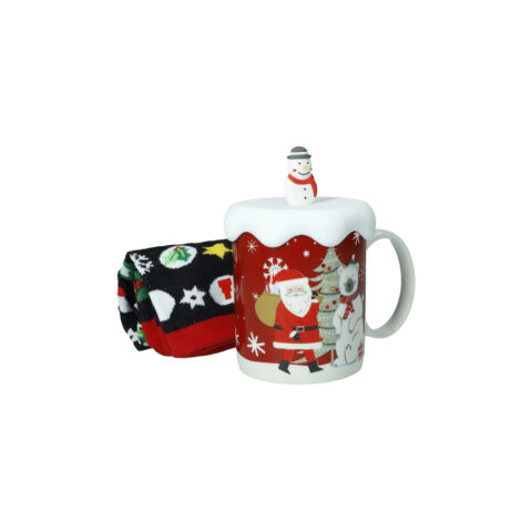 Mug Con Tappo Silicone E Calzini Cotone Brandani | 83027