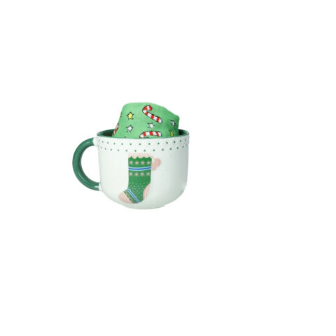 Tazza Colazione Calza C/Calzini Cotone Brandani | 83025