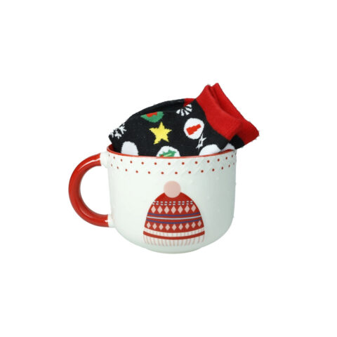 Tazza Colazione Cappello C/Calzini Cotone Brandani | 83024