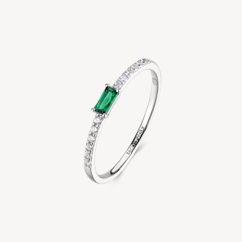 Anello Con Zirconi Bianco E Emerald Gioielli Brosway Fancy | FLG148