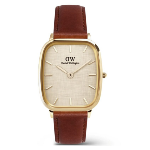 Orologio Daniel Wellington Uomo Marlon St Mawes Linen Gold | DW00100839