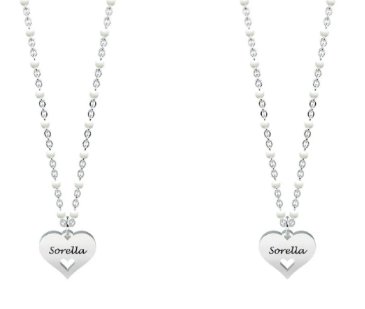 Set Due Collane Sorella Donna Gioielli Kidult | 751087