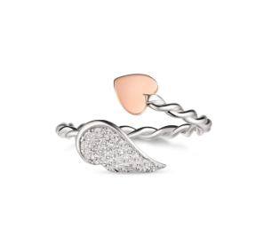 Anello Con Cuore E Ala Roberto Giannotti | GIA445-13-15