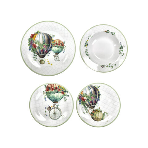 Tavola 18 Pezzi Wonderland Porcellana Brandani | 51830