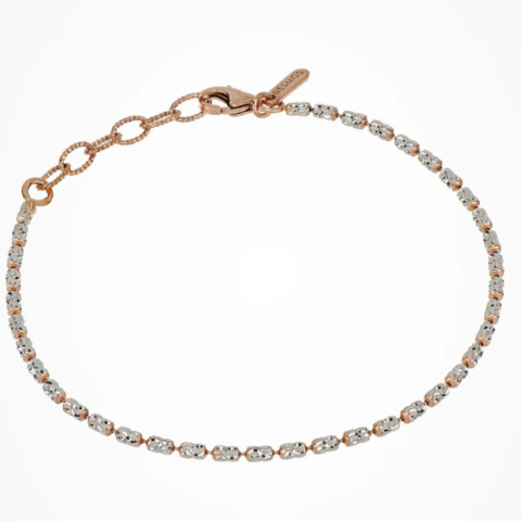 Bracciale In Argento Design Typhoon Oro Rosa/Rodio Desmos | 00000983