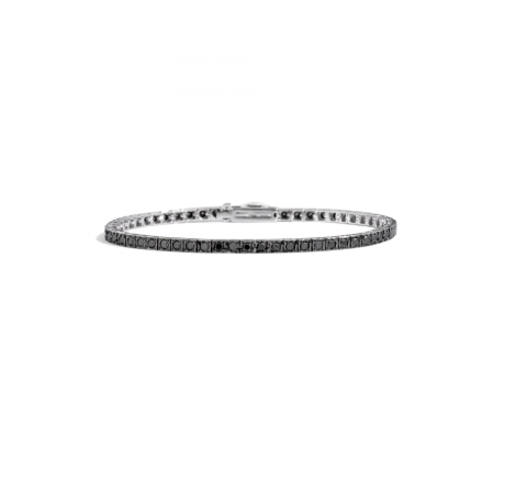Bracciale Tennis Diamanti Neri Recarlo | T39SE886/DK-21