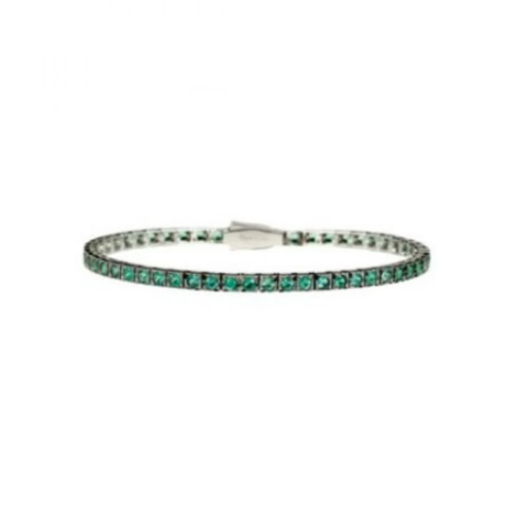 Bracciale Tennis Con Smeraldi Recarlo | T39SE886/NSM-19