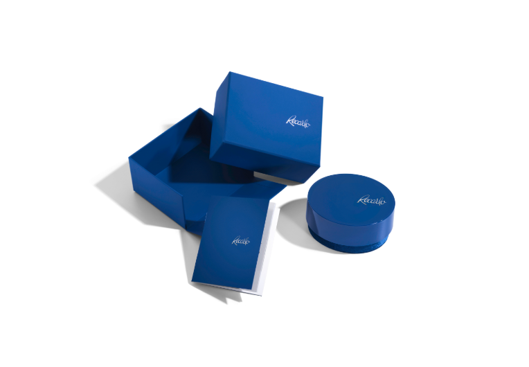 Veretta Oro Bianco Con Zaffiri Rosa Recarlo | R39GD002/ZR-15 - immagine 2