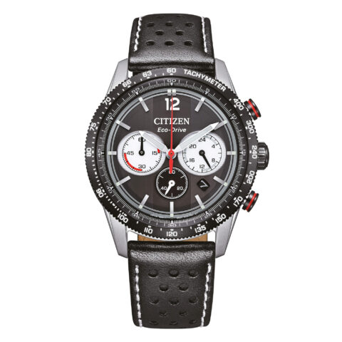 Orologio Uomo Racing Crono Cinturino Pelle Citizen | CA4717-06E