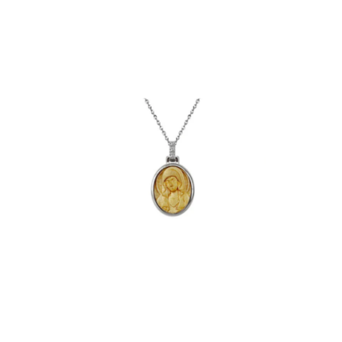 Collana Uomo In Oro Con Icona Sacra Zancan | UC027BR