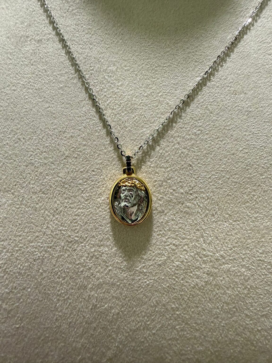 Collana Uomo In Oro Con Icona Sacra Zancan | UC026GB