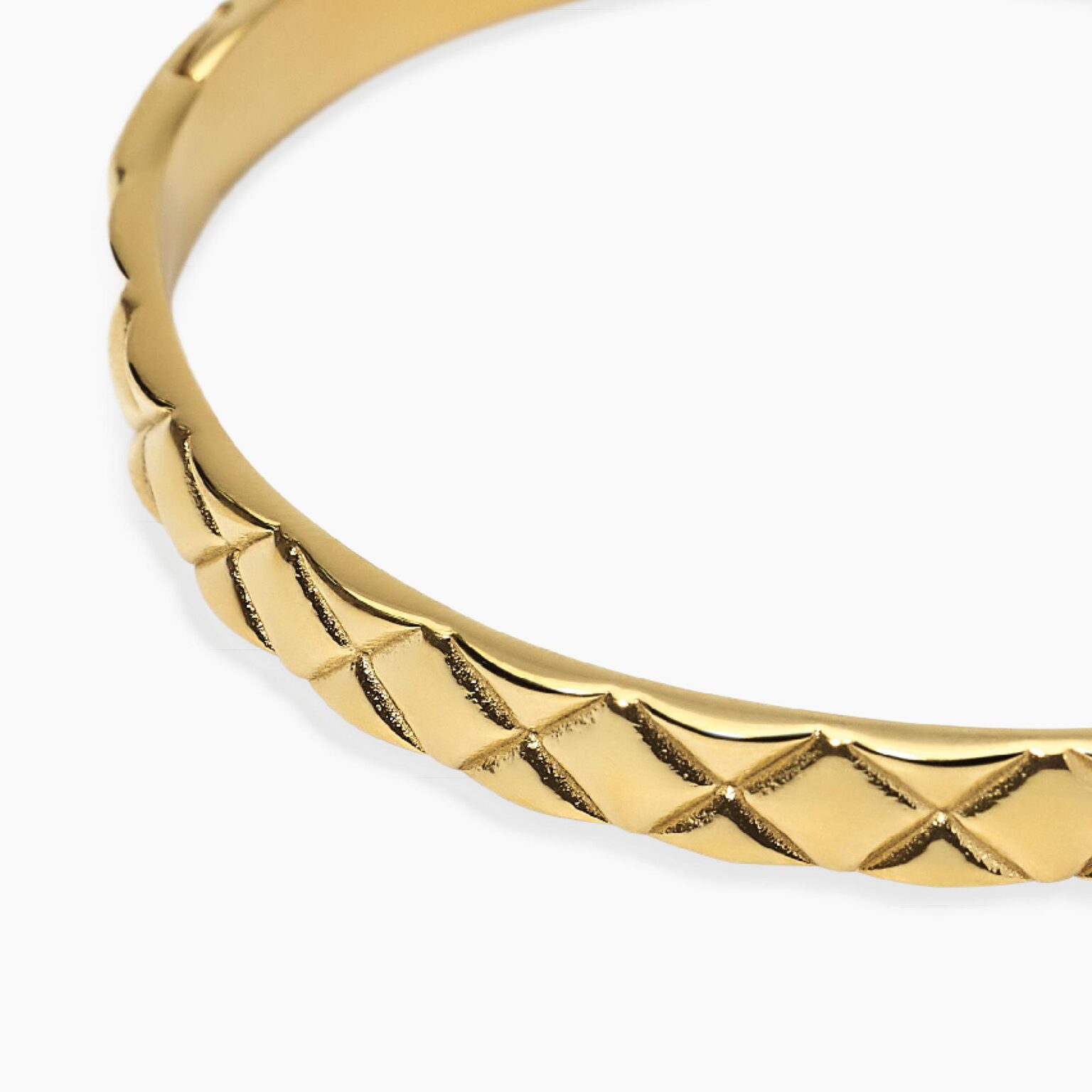 Bracciale Bangle Matelassé In Dorato Kidult | 831213 - immagine 2