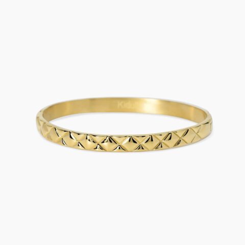 Bracciale Bangle Matelassé In Dorato Kidult | 831213