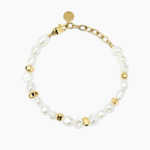 Bracciale Dorato Con Perle Conchiglia Kidult | 831230