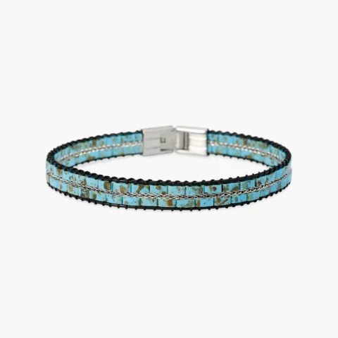 Bracciale In Turchese Sintetico Con Cordino Kidult | 831191