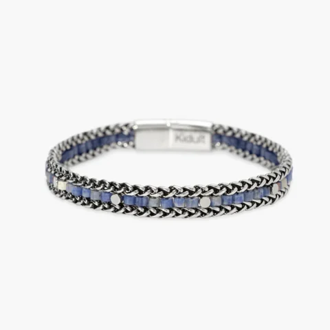 Bracciale In Acciaio E Sodalite Blu Kidult | 831193