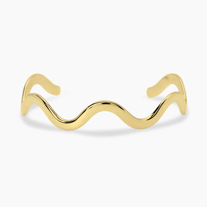 Bracciale Schiava Ondulato In Dorato Kidult | 831212