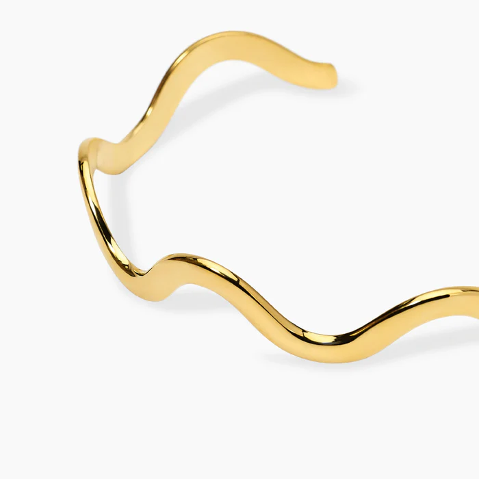 Bracciale Schiava Ondulato In Dorato Kidult | 831212 - immagine 2