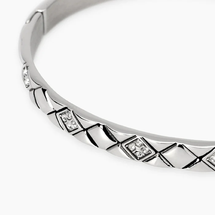 Bracciale Bangle Matelassé In Acciaio Kidult | 831214 - immagine 2