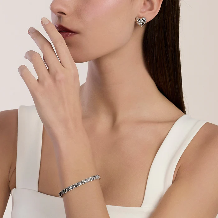 Bracciale Bangle Matelassé In Acciaio Kidult | 831214 - immagine 3