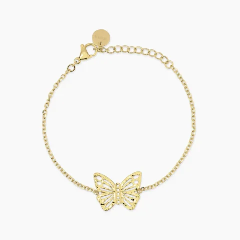 Bracciale Dorato Con Farfalla Kidult | 831220