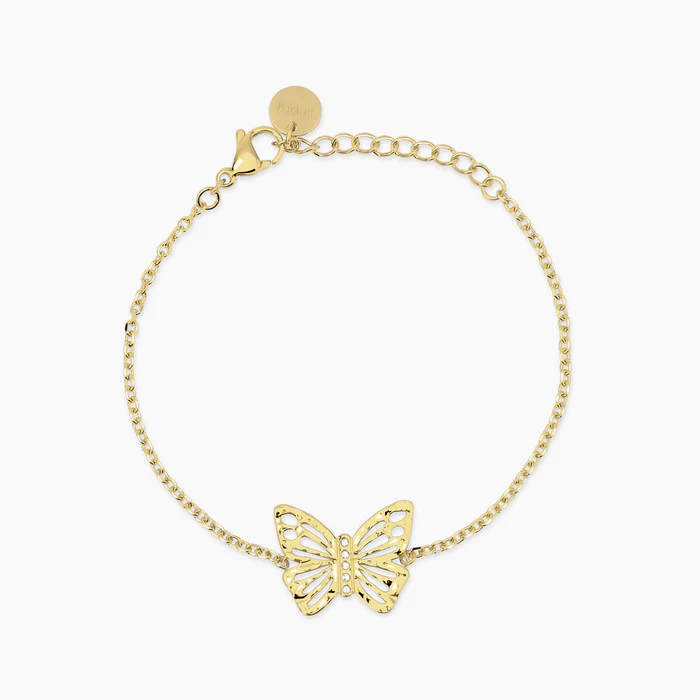 Bracciale Dorato Con Farfalla Kidult | 831220