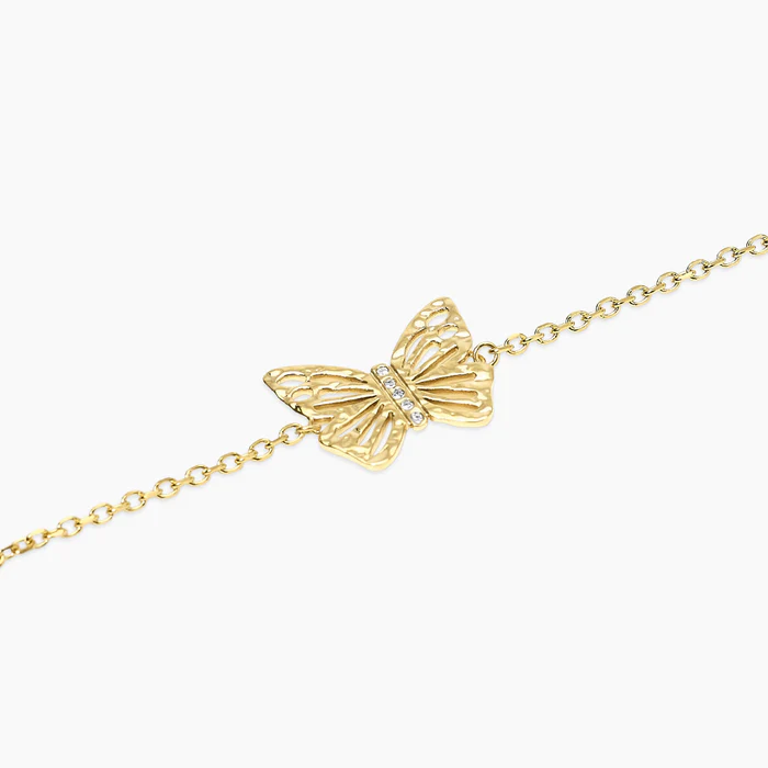 Bracciale Dorato Con Farfalla Kidult | 831220 - immagine 2
