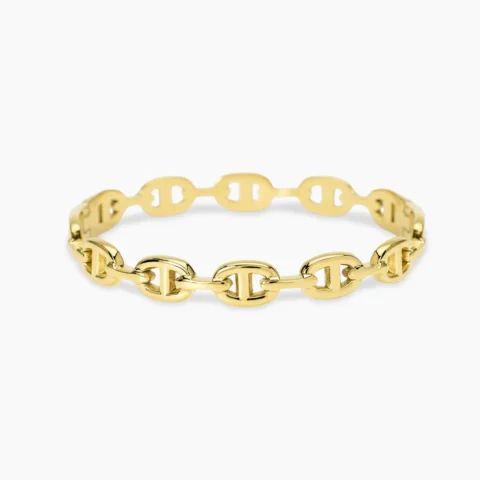 Bracciale Bangle Dorato Con Elementi Staffa Kidult | 831242