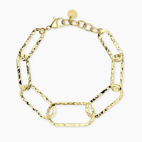 Bracciale Con Maglie Dorate Martellate Kidult | 831243