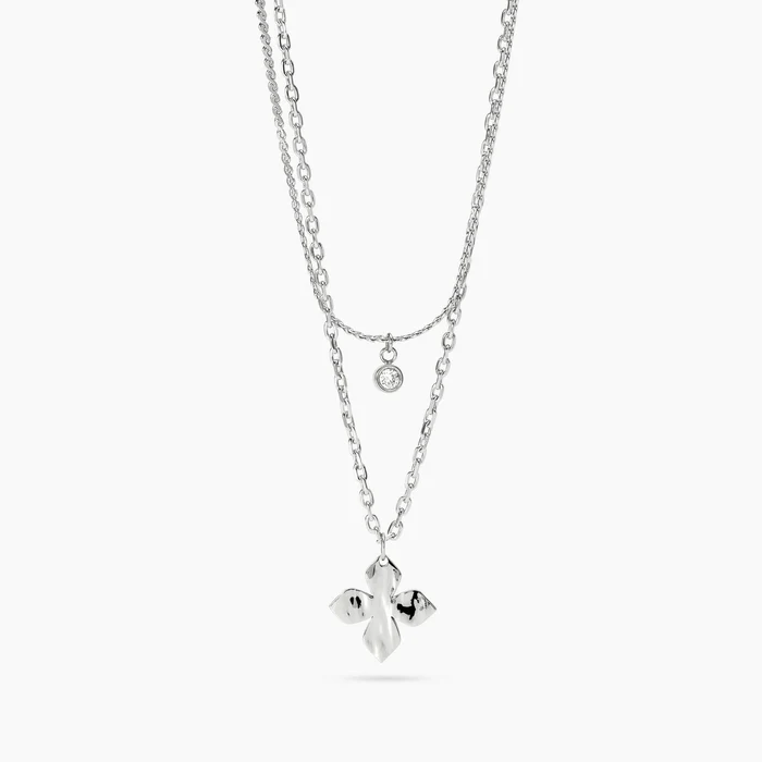 Girocollo Con Catene E Fiore Kidult | 851129