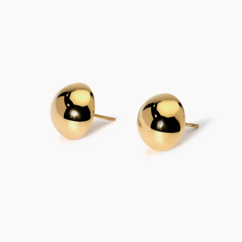 Orecchini Dorati A Bottone Kidult | 861023
