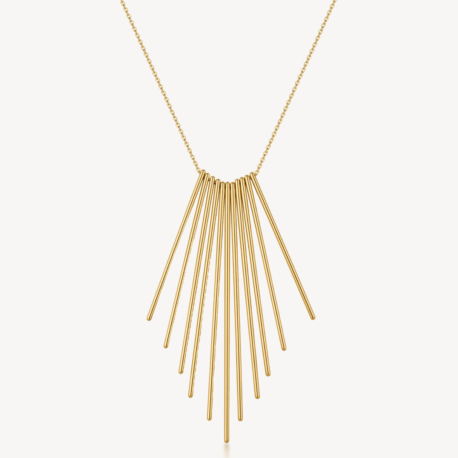 Collana Lunga Dorata Pendente Con Barrette Brosway | BAU04